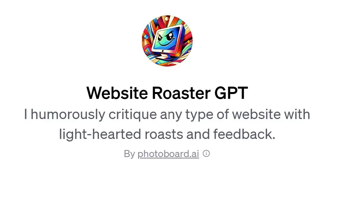 Website Roaster GPT